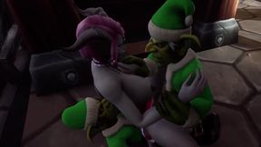 santa s elves got a demon girl