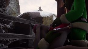 santa s elves got a demon girl