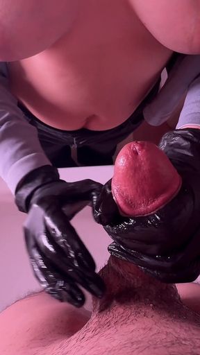 The Stepmother Caught Her Stepson in the Bathroom and Punished Him Severely with Black Gloves