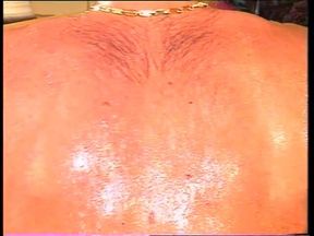 Blonde milf with medium size tits gets ass banged while bathing