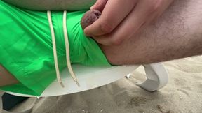 Shameless Outdoor Solo - Pissing, Dirty Cock Teasing &amp; a Messy Cum Finish