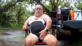 Mark Fletcher dressed up edging my cock, eating my cum