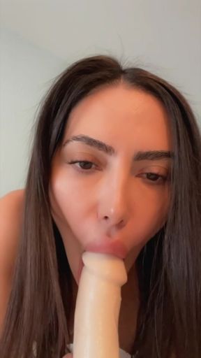 Hot striptease and up close pussy orgasm