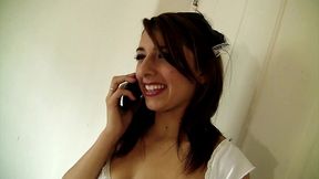 lexi bloom blowjob in fishnet lingerie