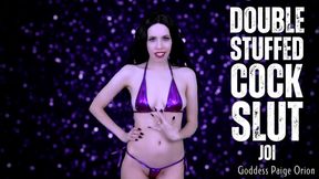 Double Stuffed Cock Slut JOI