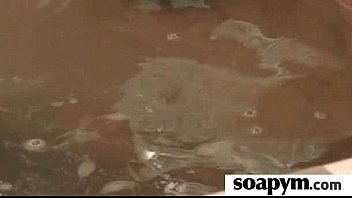 Soapy Massage End With a Big Cumshot 26
