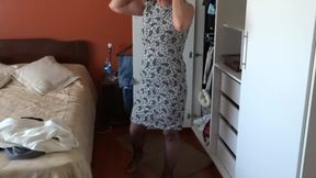 I Get Dressed to Go to the Motel with My Boss and My Husband Records Me While He Jerks off