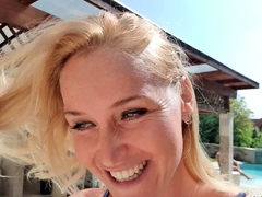 Amateur Horny Blonde Masturbates with Beer More webcamgirls