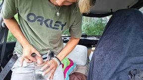 Filling a jar