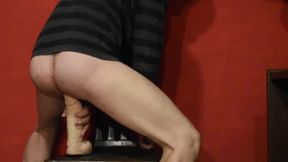 Open big asshole and prolapse