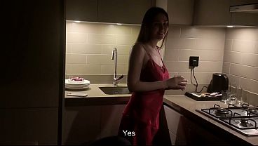 Stepmom's open door leads to hot doggystyle sex