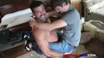 Young college stud gets his hungry hole stuffed bareback