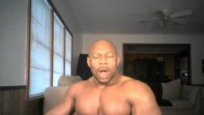 Muscle and Ass Show with Huge Black Dude