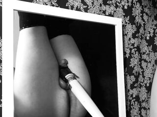 Left to Enjoy a Full Orgasm w/Sex-toy Taped to My Jock (Post Orgasm Torture)
