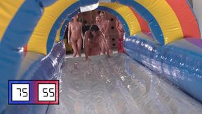 Lesbian Orgy with Wet and Slidin' Babes