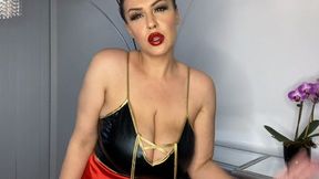 Naughty Ninja Latex Goddess JOI Edge Play & Cum Countdown