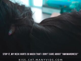 Step son put large shlong and screw step mommy's throat whilst TV show! Step mother loathes oral-sex creampie