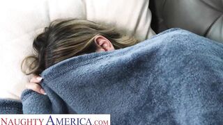Erotic America - Beauty blonde with pierced nipples, Lexi Grey,
