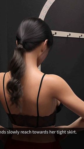 Whispers of Desire: the Sexy Beautiful Wife in the Clothing Store - Episode 3
