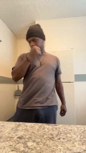 Getting Ready to Make Food After My Workout