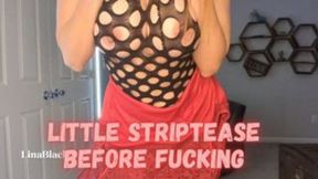 MILF Striptease and Dildo Fuck