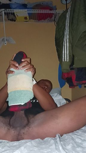 Freaky Black dick cumming in my bedroom secrets