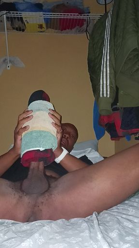 Freaky Black dick cumming in my bedroom secrets