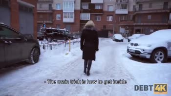 Maria Hurricane's Debt Seduction: Rough Russian POV Amateur