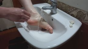 Lavando mi Pies Sudado ?