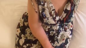 My Friends Stepmother Let Me Give Her a Oily Massage and Fuck Bareback