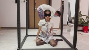 The chains, shackles, and collar were tightly fastened