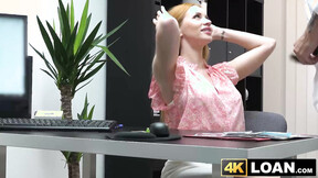 This needy blonde babe sucked my huge wood for a new furniture
