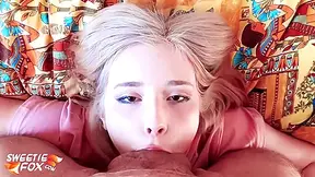 Tiny Teen 18+ Blowjob Big Cock Boyfriend And Hard Doggy Sex Closeup