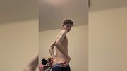 Skinny jaw cracks with cock size