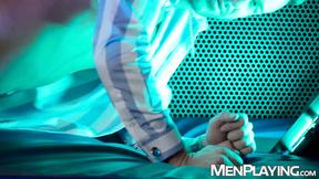 ”Businessman Denis Vega seduces Latino Gustavo Cruz to assfucking plow him”