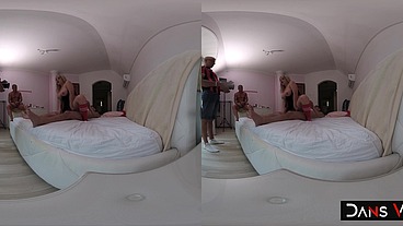 Lana Wolf Vr Part Three – Behind The Scenes - Football Loving Freak W Enormous Ass Dominated In Rough Threesome