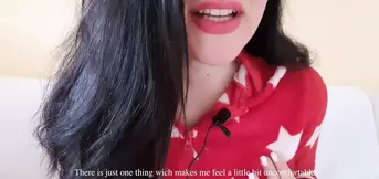 Amateur German teen plays with objects in her pussy while in pyjamas