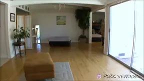 Blonde AJ Applegate keeps it hard with doggystyle and chair action