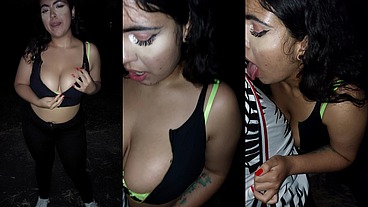 sexo en publico con una tetona colombiana - medellin colombia