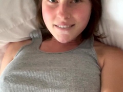 Pussy toying busty high heeled stunner solo pov masturbation