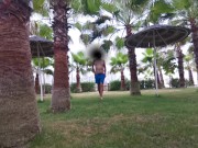 public jerk off on the beach in Turkey