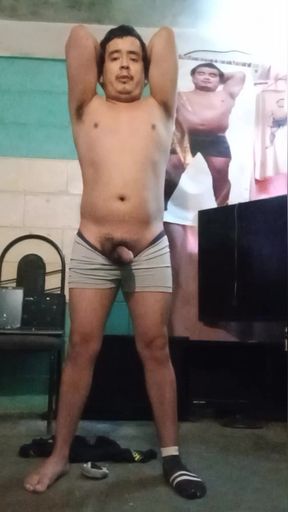 Jesus in boxer pulling his penis chapter 13