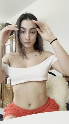 Big-titted onlyfan shows off her tits