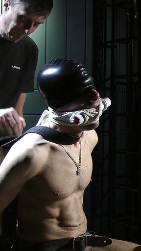 Zeus Was Gagged for Bondage and Nipples Play