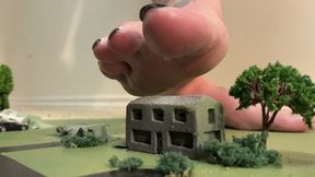 A3 Suburban street toyed with and crushed