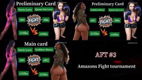 Amazons Fighting #3: 2 Preliminar Cards and Main Card Competitive Wrestling - Amazon Marcy VS Gia Love, Paris Love VS Gia Love and Amazon Marcy VS Paris Love - 39 min. (1080p)