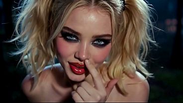 Naughty Night Park Whore: Pigtails, Heels and Public Creampie AI Generated
