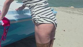 LadyFeet om the boat