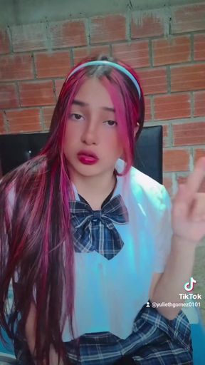 Colombian Girl Makes Tiktok for Her Best Friend and Then Sucks His Dick Part #1