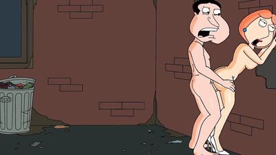 Watch Glenn Quagmire bangs hot redhead Lois in a public affair - Big dick cartoon parody